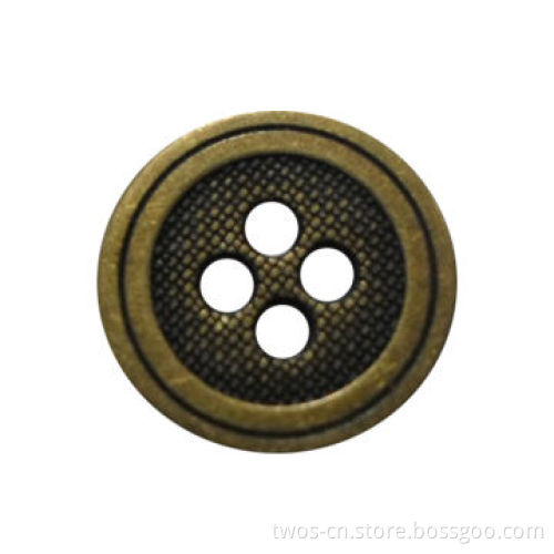 Metal Alloy Button, Customized Sizes are Accepted, Available in Various Designs